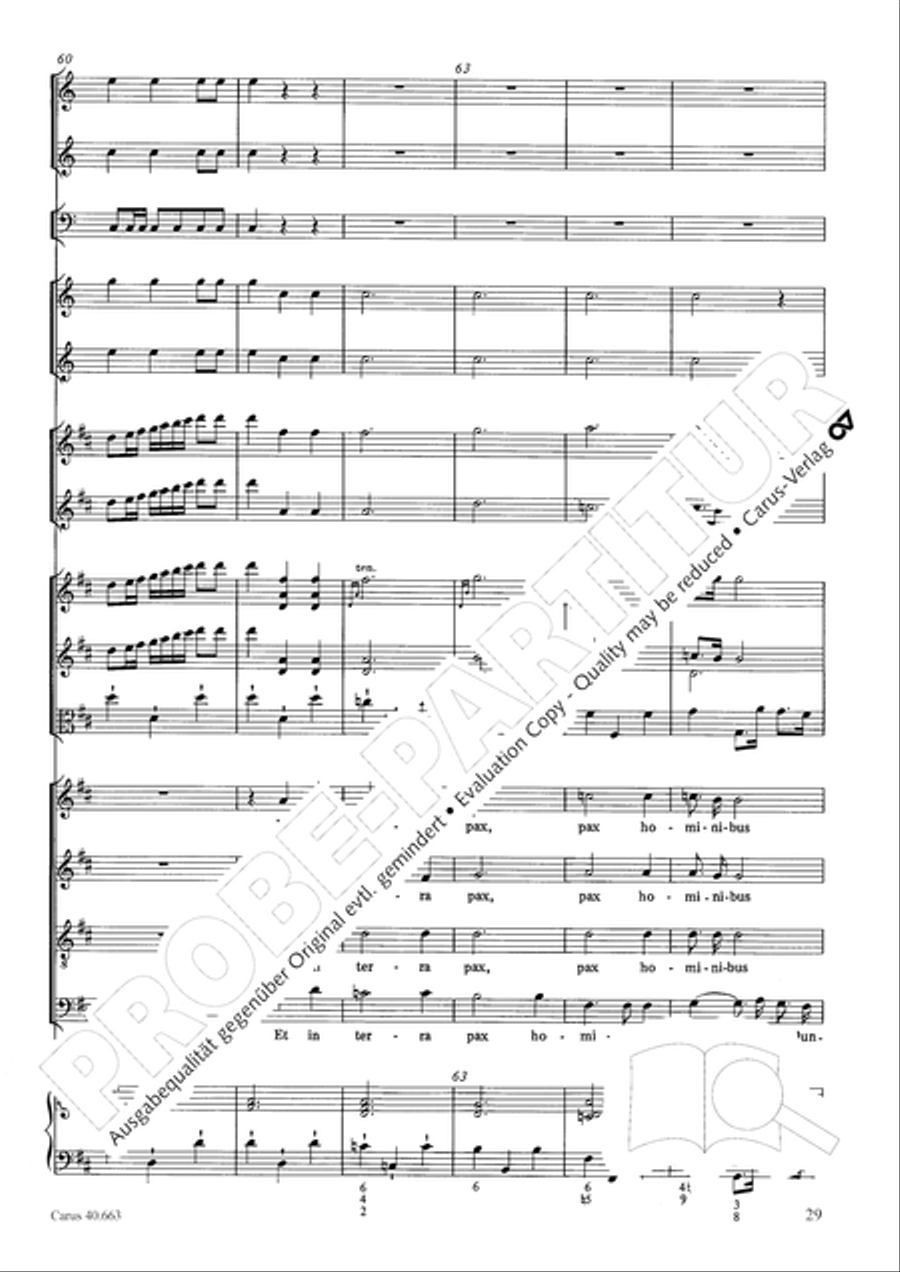 Mass in D minor (Missa in d) ATB scores gallery preview page 45