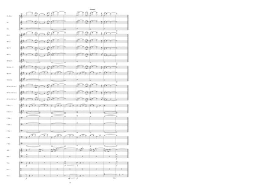 The Last Of The Mohicans Fanfare Band scores gallery preview page 18