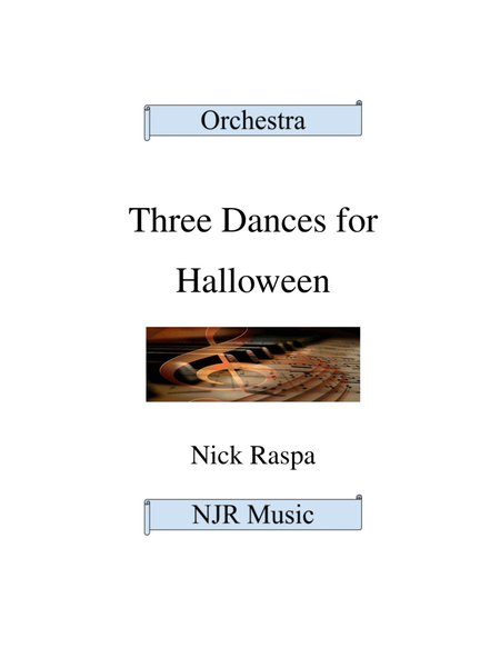 Three Dances for Halloween - Full Orchestra (complete set) image number null