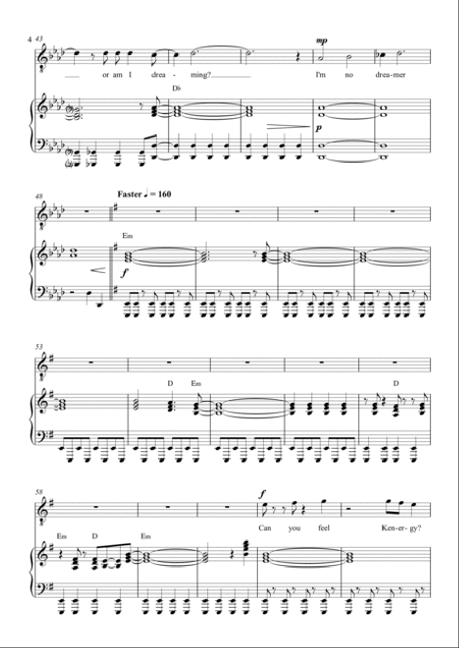 I'm Just Ken Piano, Vocal, Guitar scores gallery preview page 4