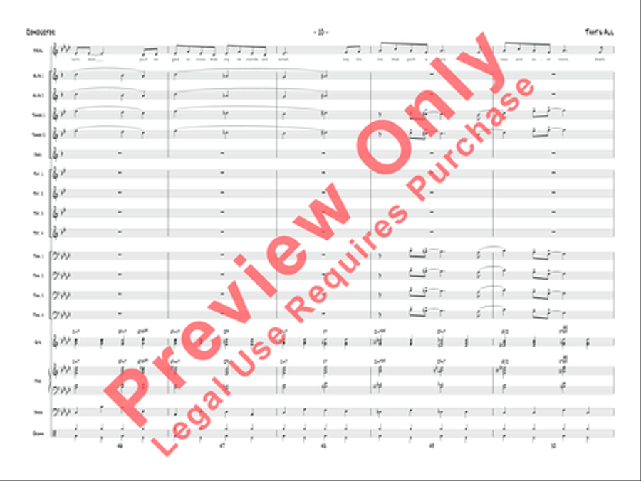 That's All Jazz Ensemble scores gallery preview page 11