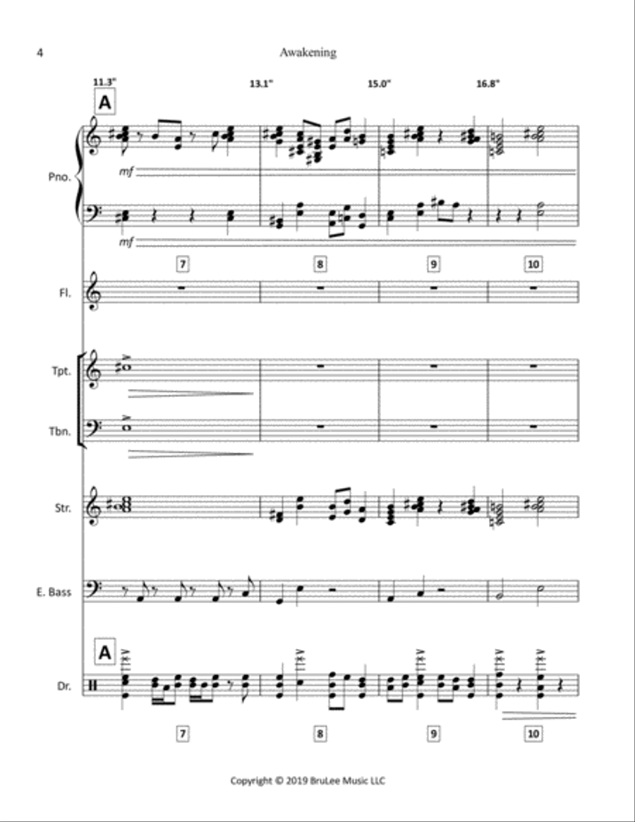 Awakening Jazz Ensemble scores gallery preview page 4