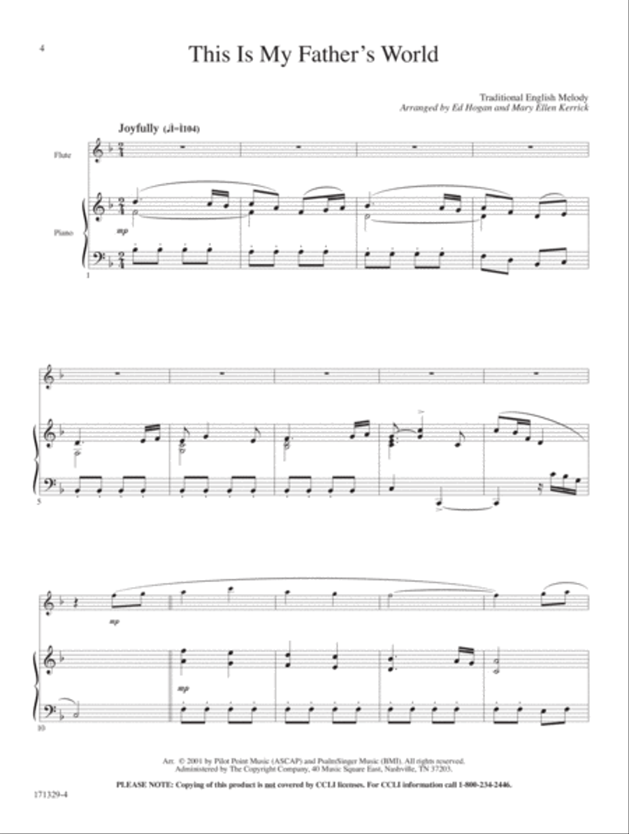 Instrumental Duet Series, Book 1 - Flute and Piano - Book/CD Combo image number null