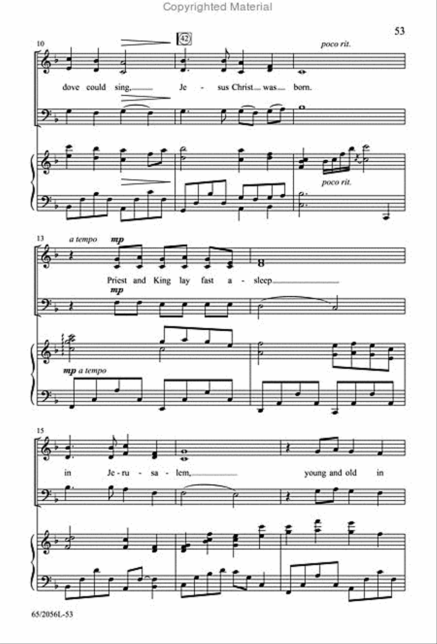 Bethlehem's Child Bethlehem's Child 3-Part scores gallery preview page 21