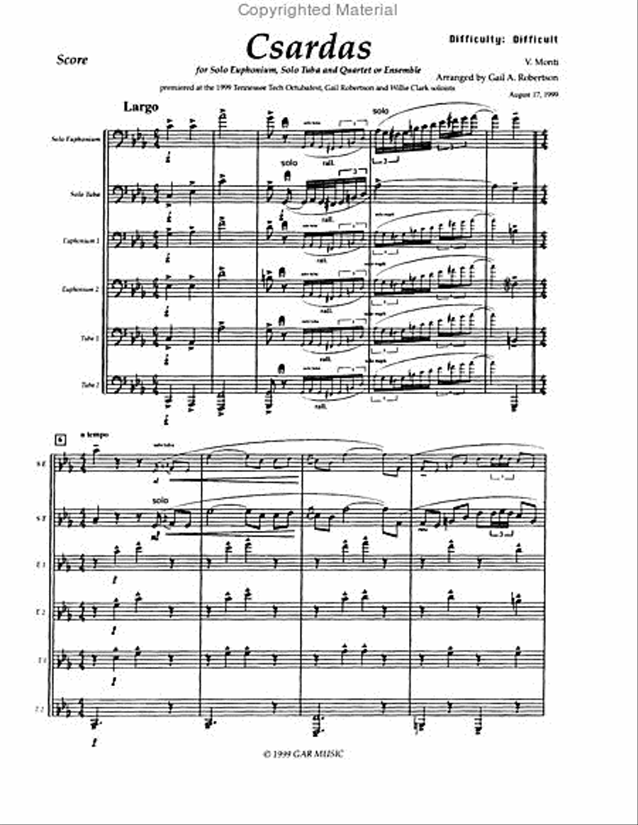 Csardas Csardas EETT scores gallery preview page 2