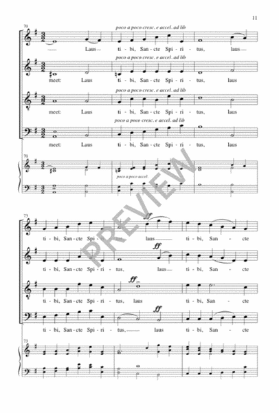 O Holy Spirit, Flowing Light - SATB edition image number null