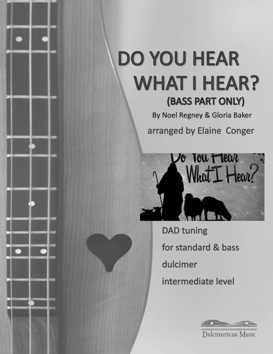 Do You Hear What I Hear by Carrie Underwood Dulcimer - Digital Sheet Music
