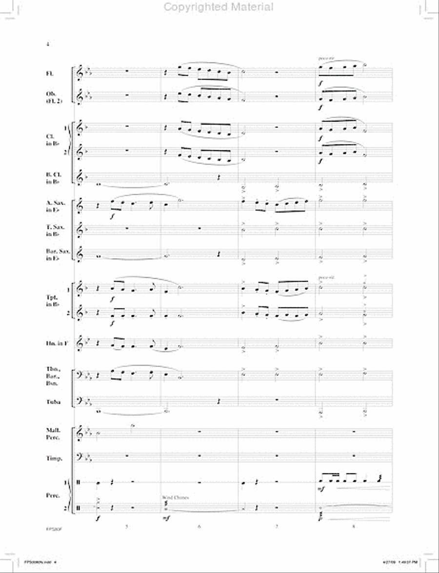 The Cliffs of Mendocino The Cliffs of Mendocino Concert Band scores gallery preview page 5
