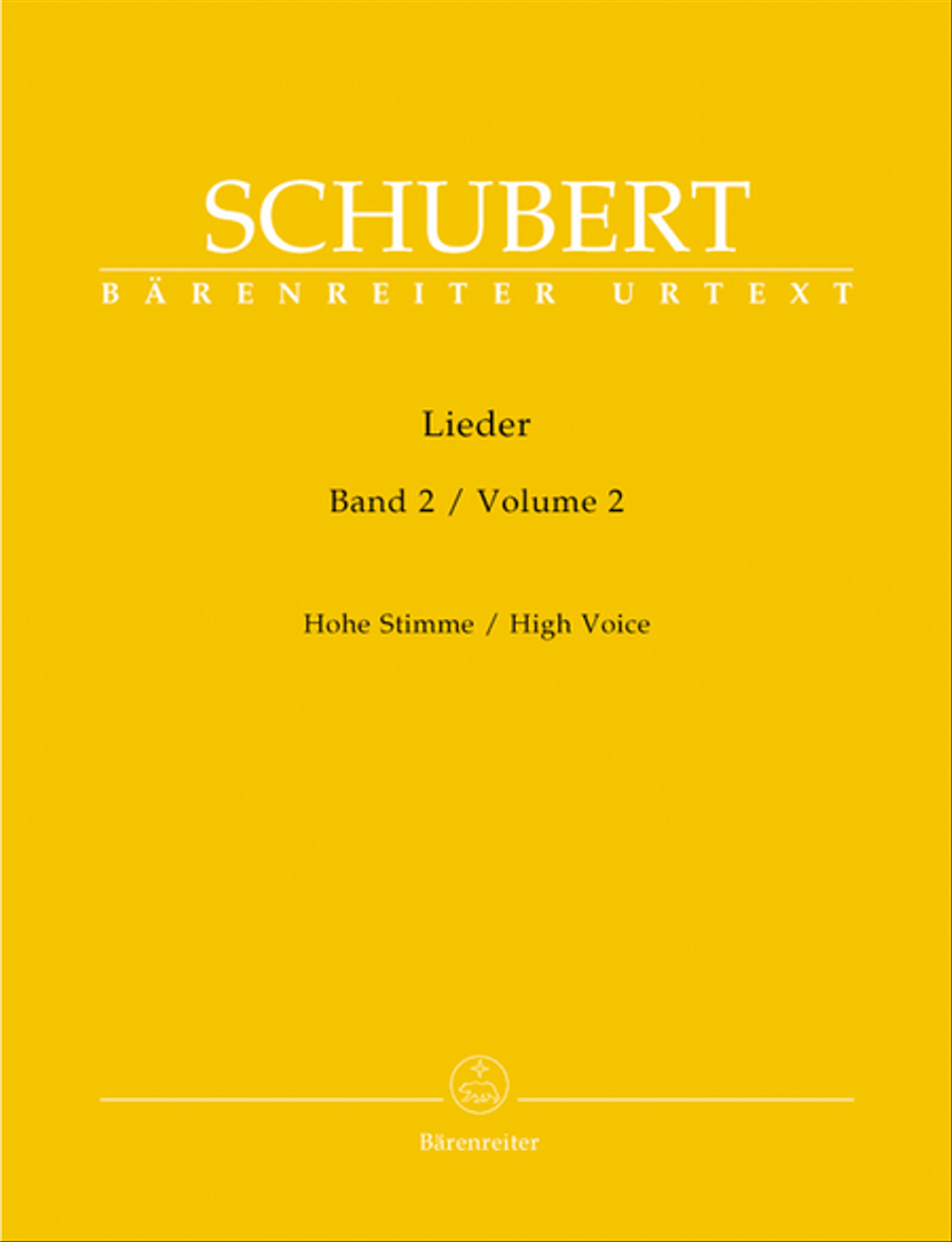 Franz Schubert: Lieder, Volume 2 (Band 2)