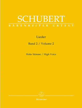 Book cover for Lieder, Volume 2, Op. 26-79
