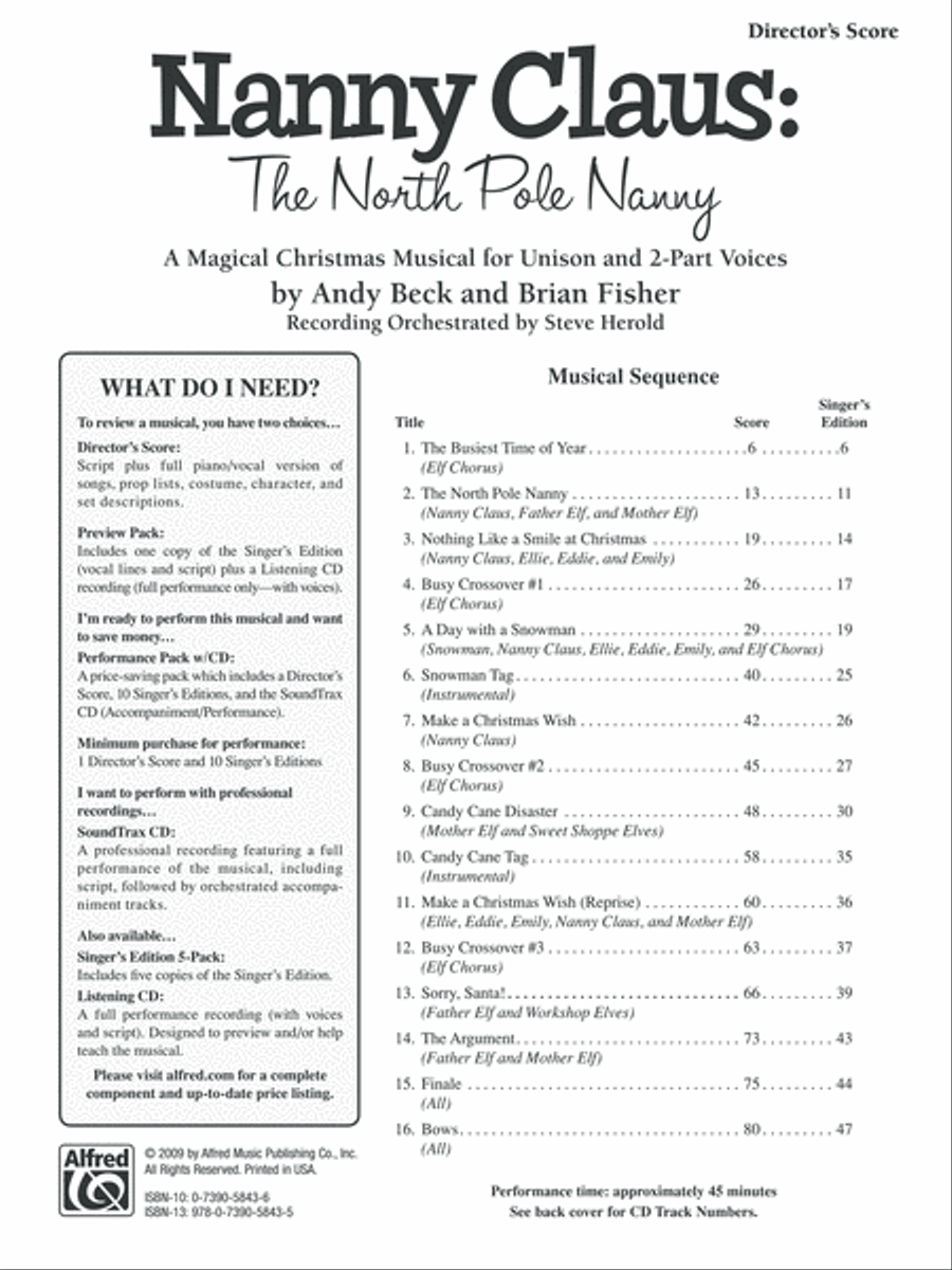 Nanny Claus -- The North Pole Nanny Choir scores gallery preview page 2