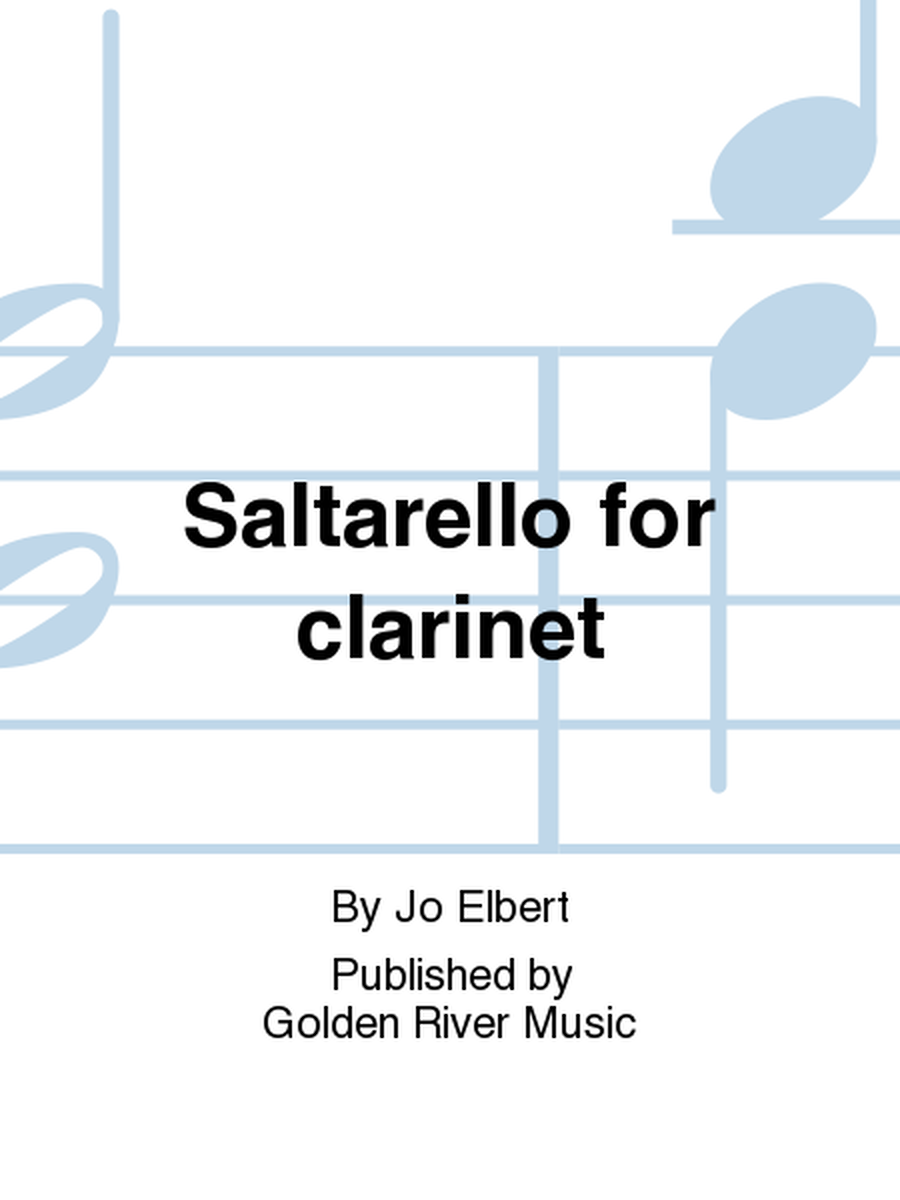 Saltarello for clarinet