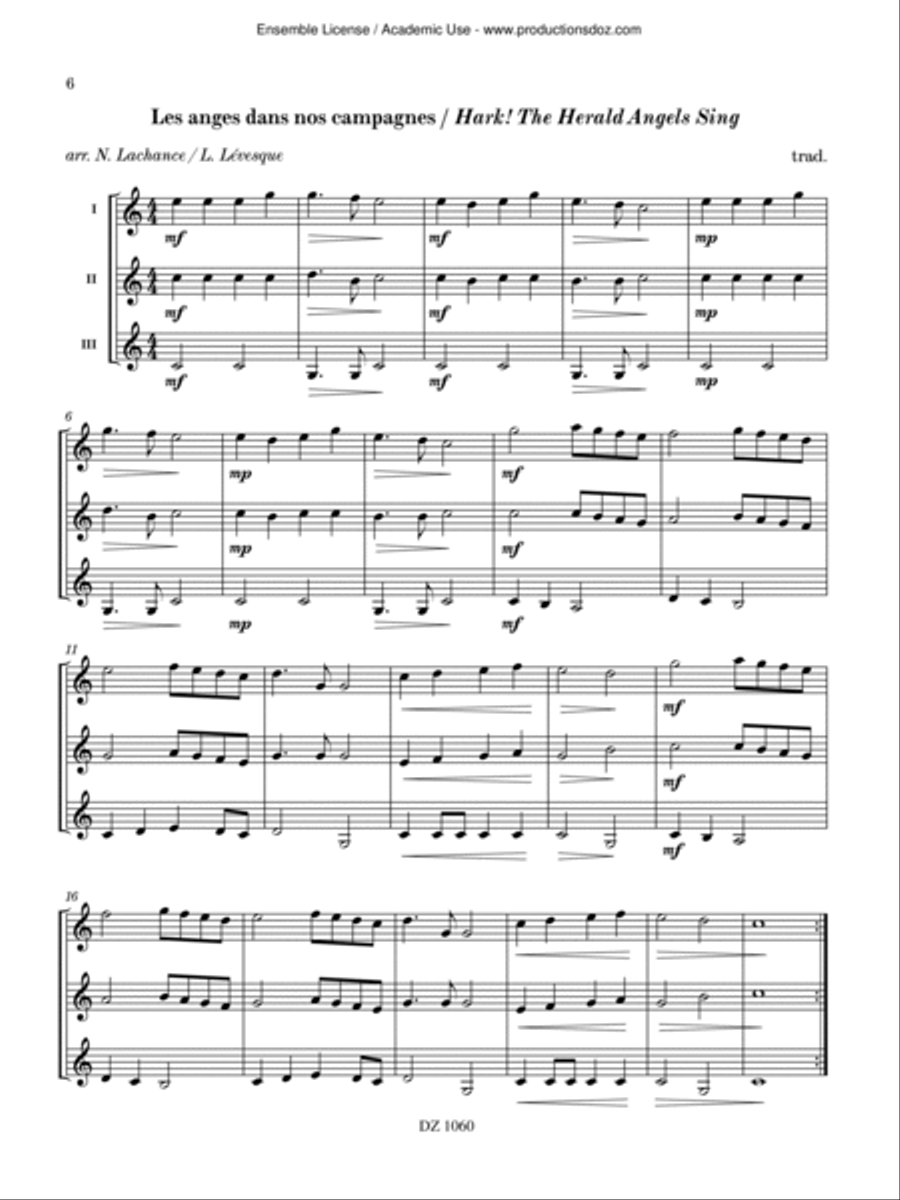 Ma guitare, mon band / Noël Guitar Ensemble scores gallery preview page 6