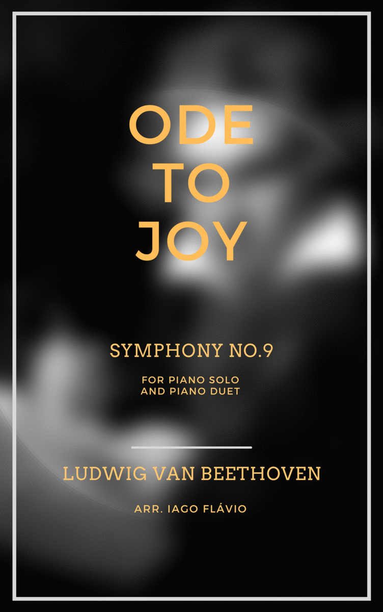Ode To Joy (Symphony No.9) for Intermediate Piano Solo and Piano Duet image number null