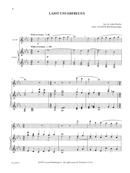 Contemporary Hymn Settings for Flute and Piano