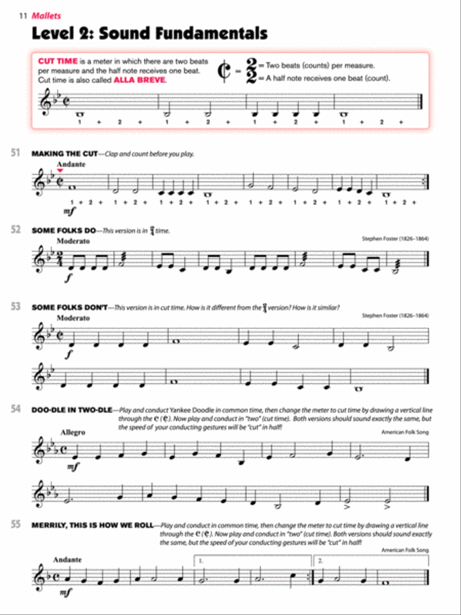 Sound Innovations for Concert Band Concert Band Methods scores gallery preview page 4