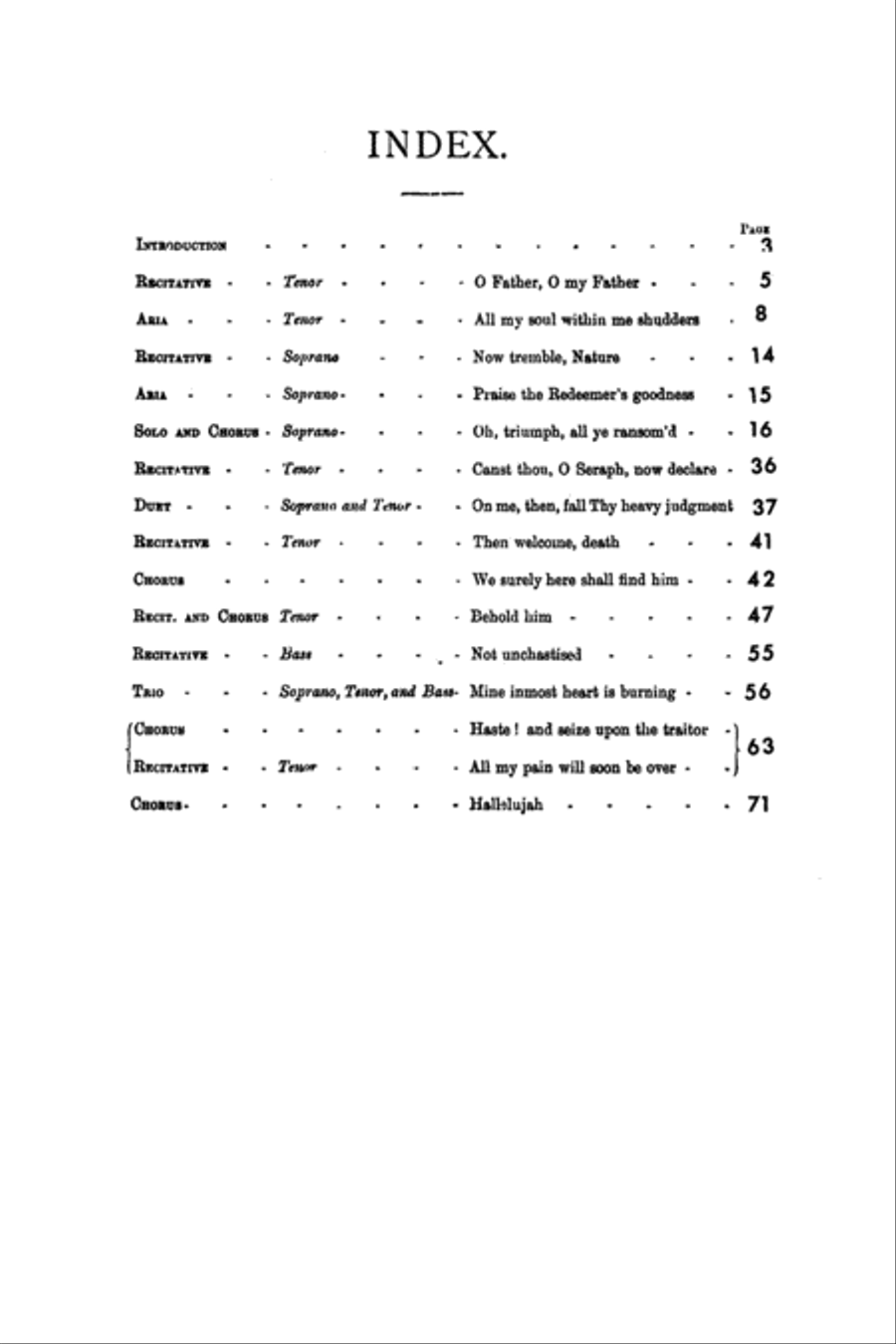 Christ at Mt. Olive, Op. 85 (Christus am Oelberge) 4-Part scores gallery preview page 3