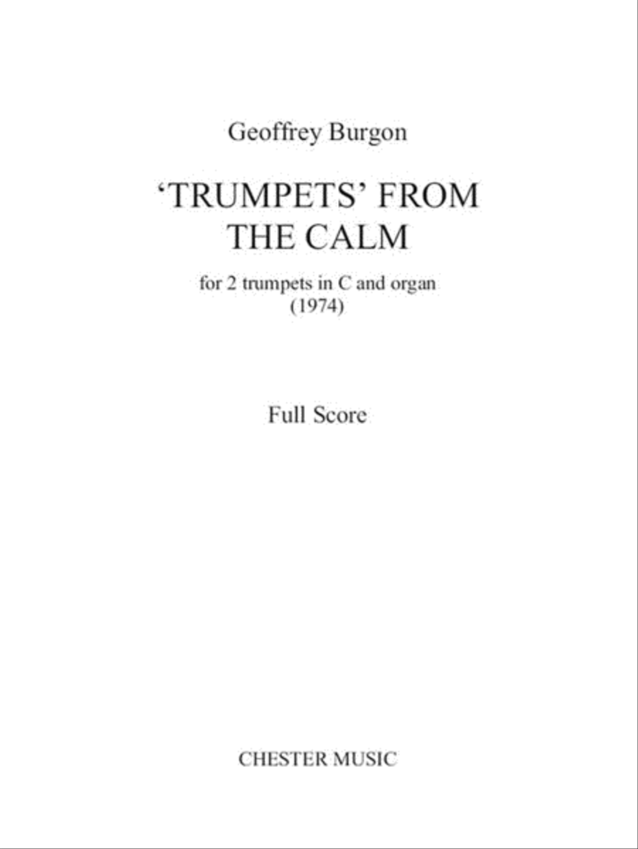 'Trumpets' from the Calm Trumpet scores gallery preview page 1