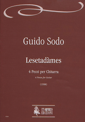 Book cover for Lesetadàmes. 4 Pieces for Guitar (1998)