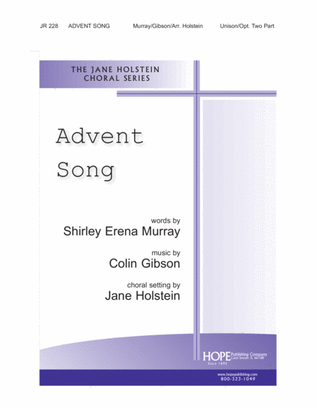 Book cover for Advent Song