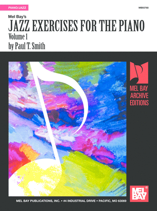 Book cover for Jazz Exercises for the Piano, Volume 1