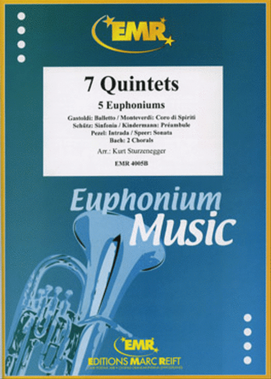 7 Quintets Euphonium Quintet scores gallery preview page 1