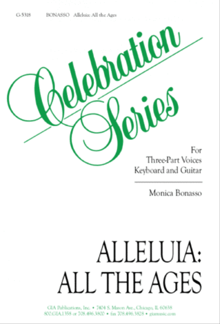 Alleluia, All the Ages - Guitar edition Guitar scores gallery preview page 1