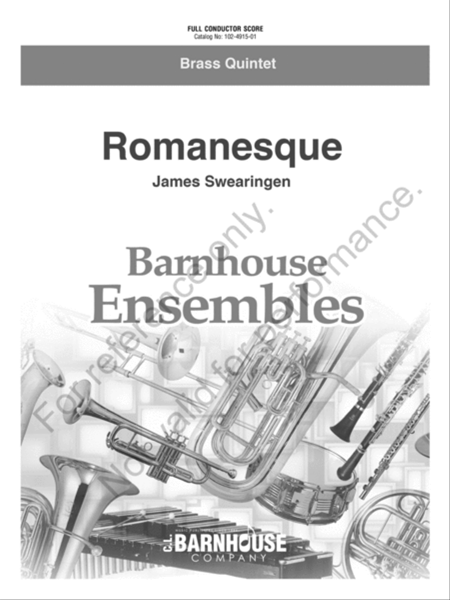 Romanesque Romanesque School and Community scores gallery preview page 2