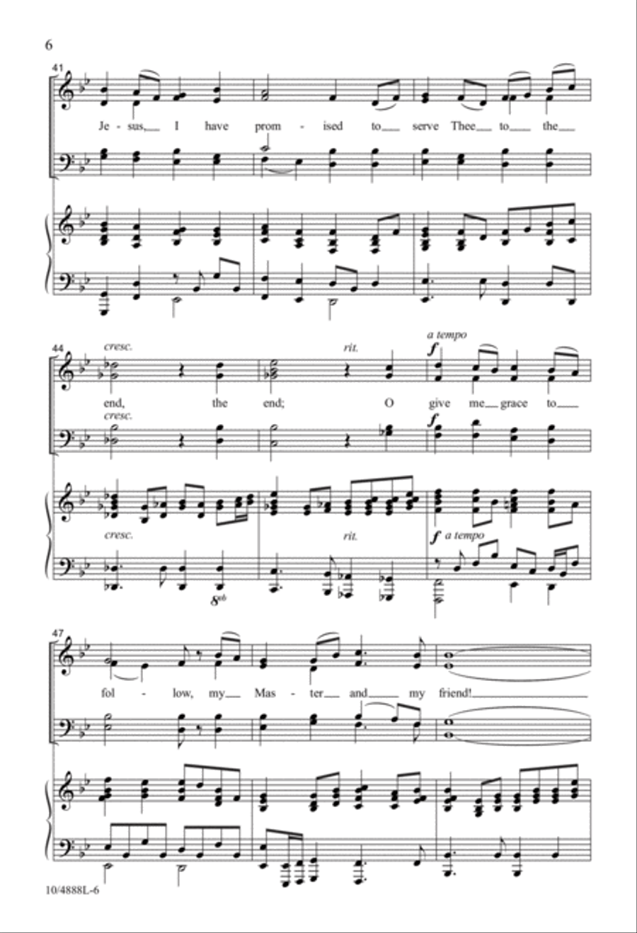 I Surrender All to You 4-Part scores gallery preview page 6
