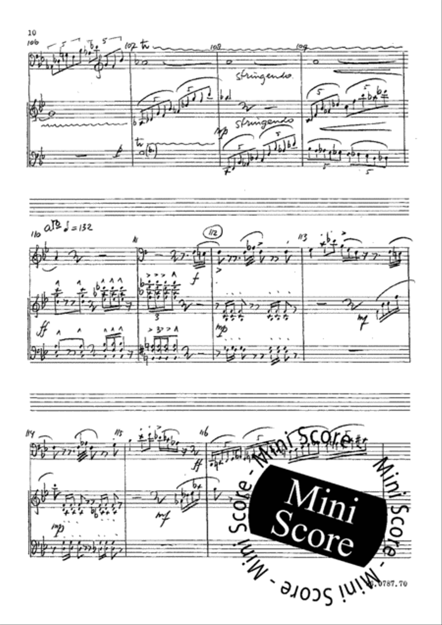 Concerto for Bass Clarinet Bass Clarinet scores gallery preview page 12