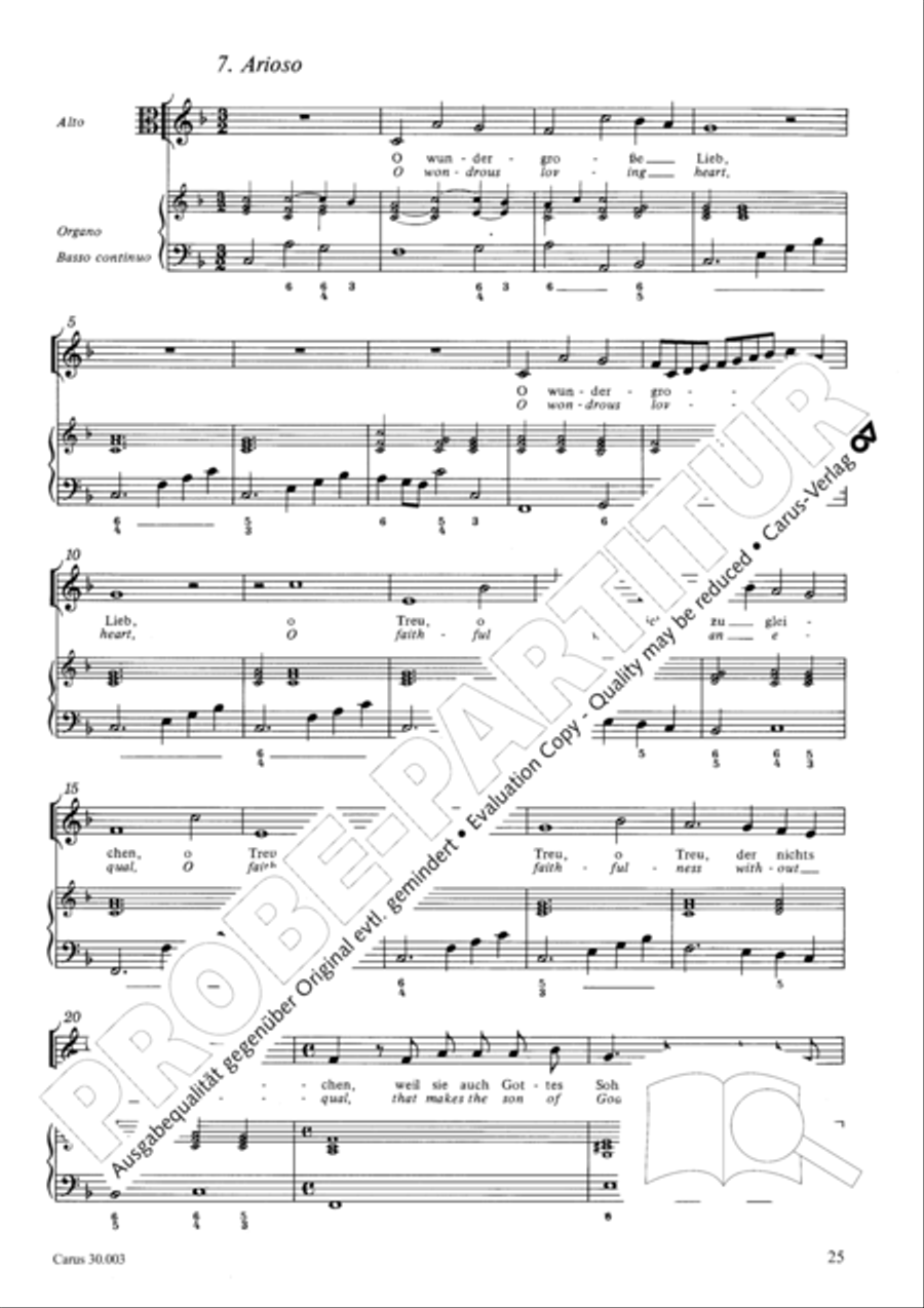Yes, you rather burden me here (Ja, mir hast du Arbeit gemacht) 4-Part scores gallery preview page 26