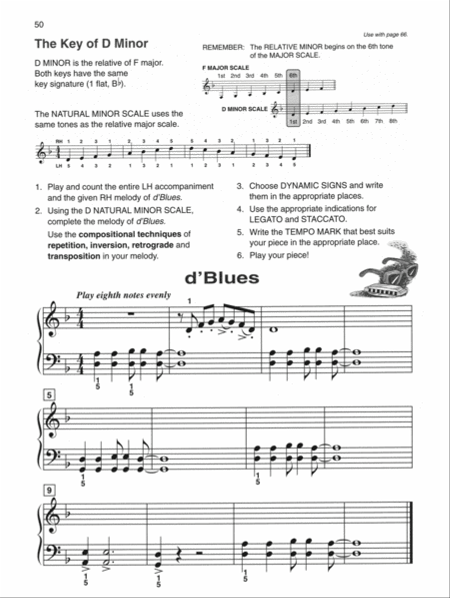 Alfred's Basic Piano Library Composition Book Complete Piano Method scores gallery preview page 4