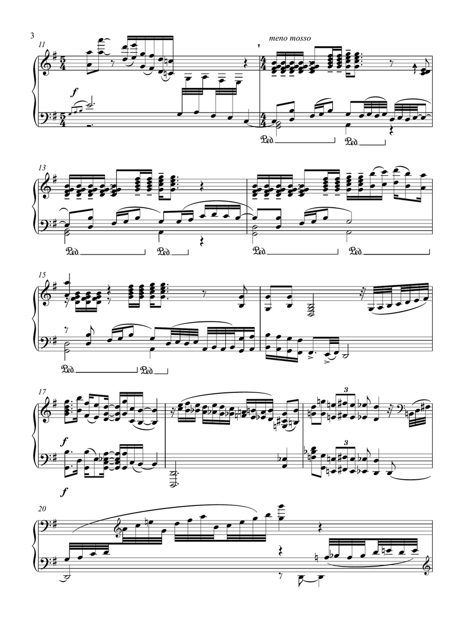 Six Tangos for Piano Solo Piano Solo scores gallery preview page 5