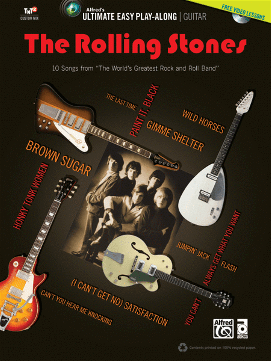 Ultimate Easy Guitar Play-Along -- The Rolling Stones Guitar Tablature scores gallery preview page 1