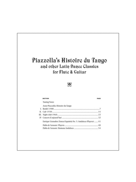 Astor Piazzolla - Histoire Du Tango and Other Latin Classics for Guitar & Flute image number null