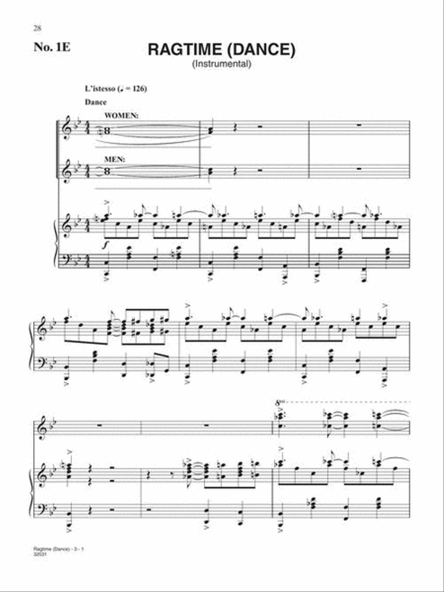 Ragtime the Musical Ragtime the Musical Piano, Vocal, Guitar scores gallery preview page 14