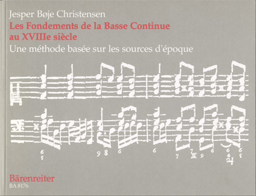 Les Fondements de la Basse Continue au XVIIIe siècle Organ scores gallery preview page 1