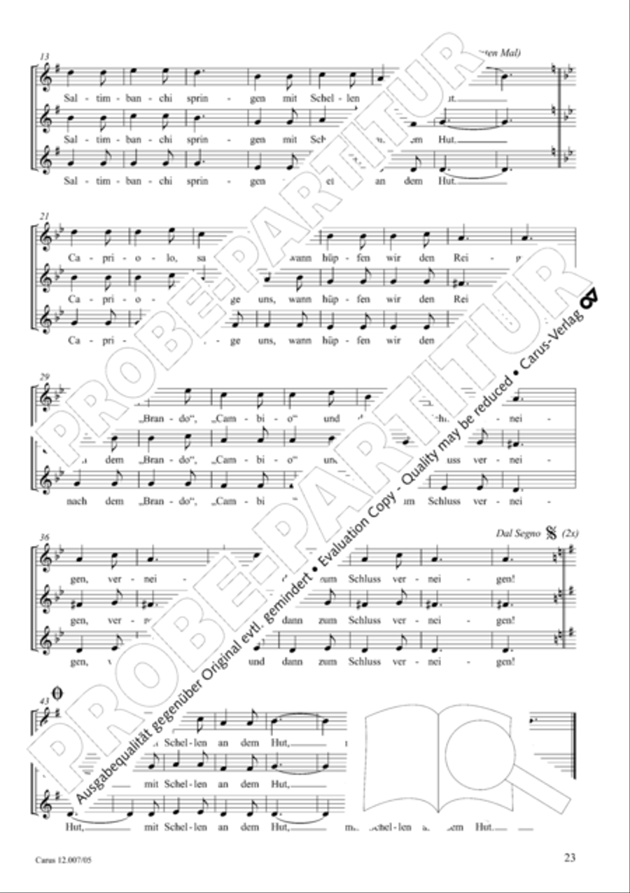 La Piccola Banda Children's Choir scores gallery preview page 24