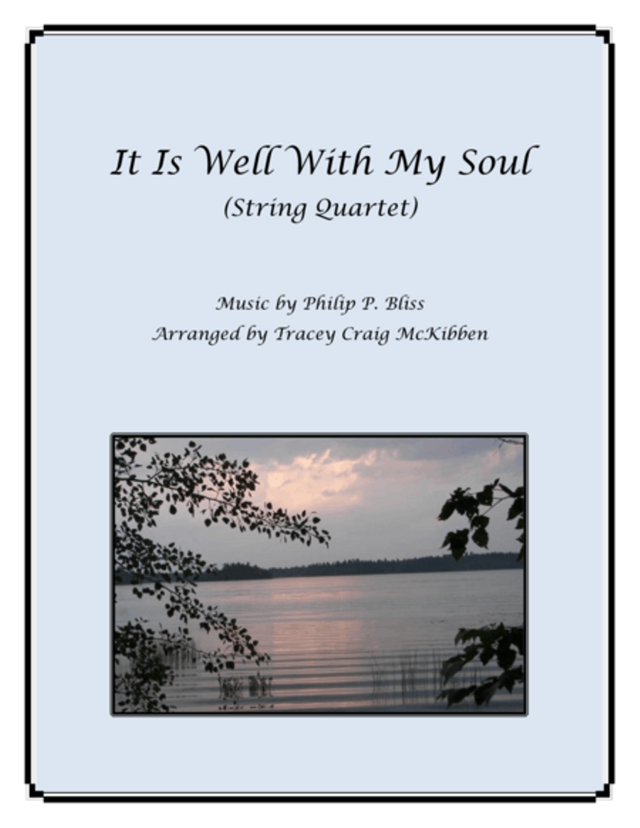 It Is Well With My Soul for String Quartet String Quartet scores gallery preview page 1