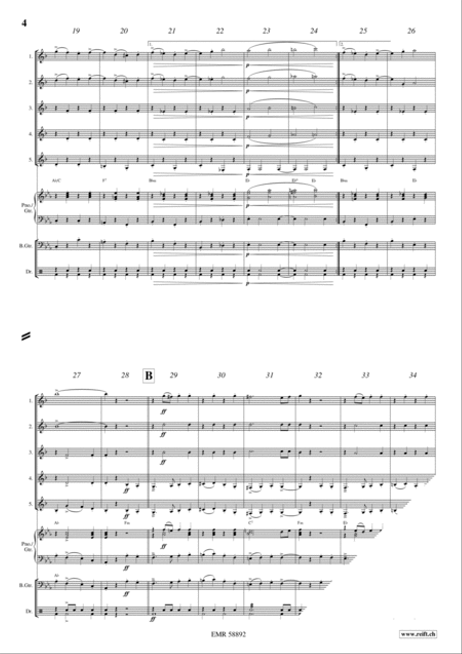 Happy Hour Happy Hour Clarinet Quintet scores gallery preview page 5