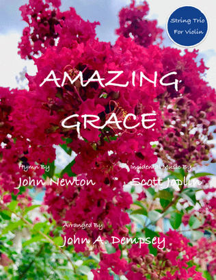 Book cover for Amazing Grace / The Entertainer (Violin Trio)