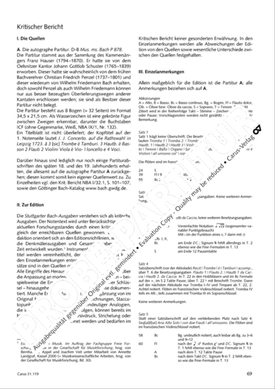 Praise the Lord, O Jerusalem (Preise, Jerusalem, den Herrn) 4-Part scores gallery preview page 70