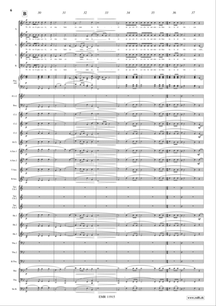 Miserere 4-Part scores gallery preview page 6