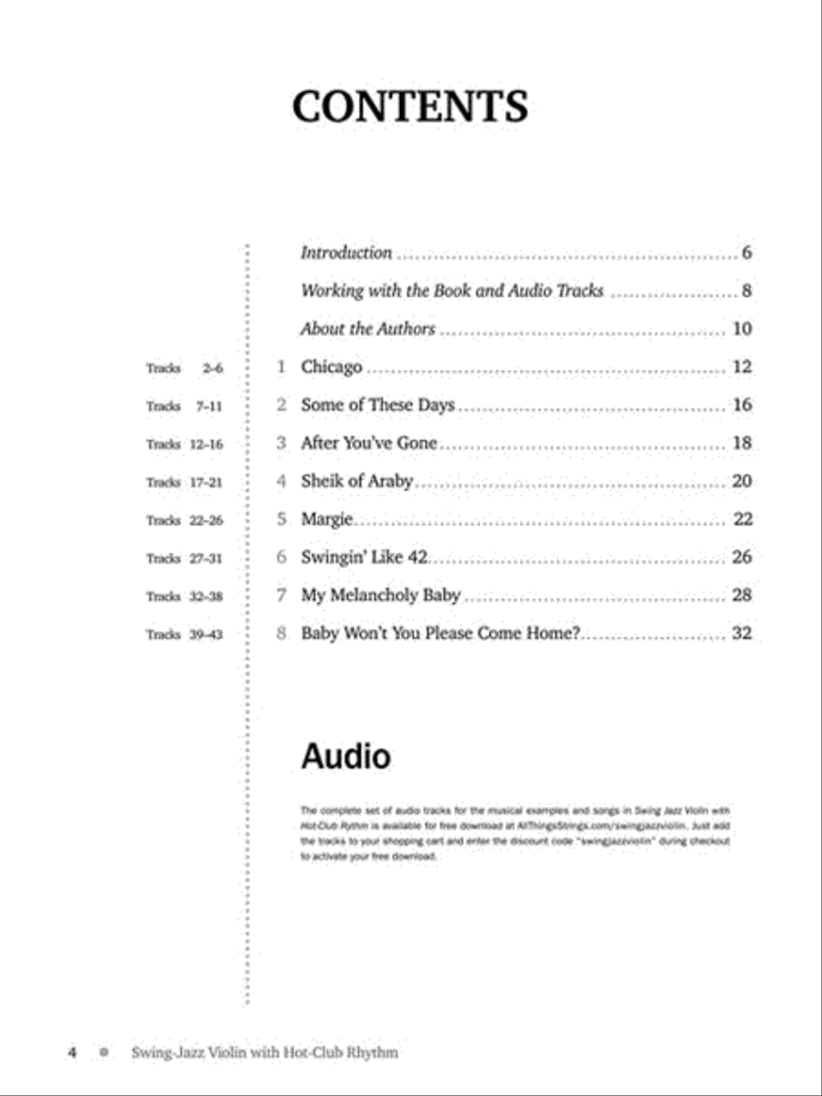Swing Jazz Violin with Hot-Club Rhythm String Quartet scores gallery preview page 3