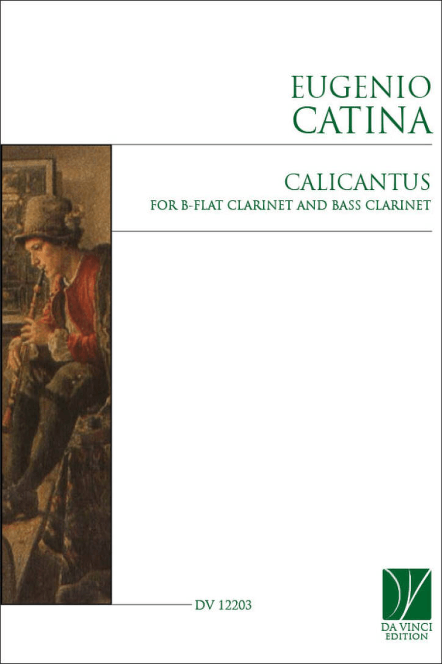 Calicantus, for B-flat Clarinet and Bass Clarinet B-Flat Clarinet scores gallery preview page 1