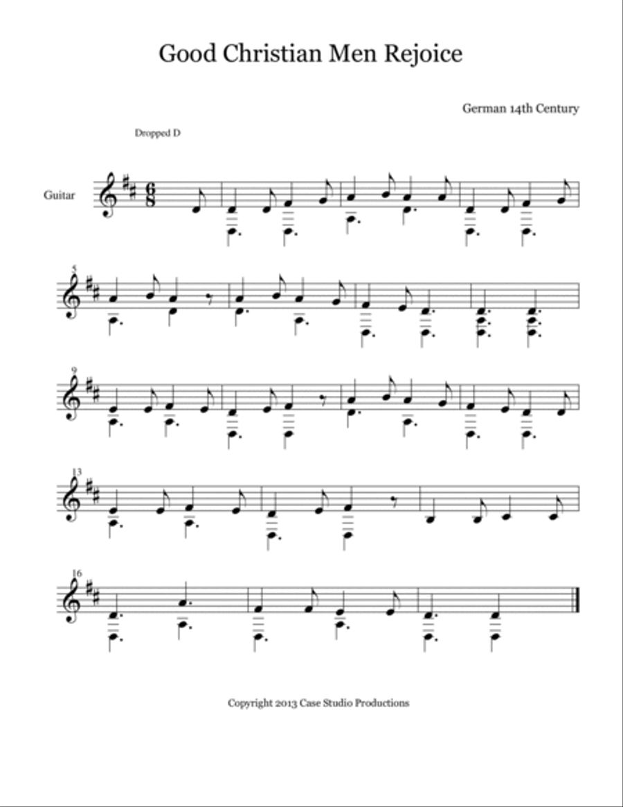 A Classical Guitar Christmas II Acoustic Guitar scores gallery preview page 3