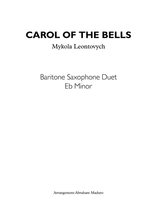 Book cover for Carol of The Bells Baritone Saxophone Duet