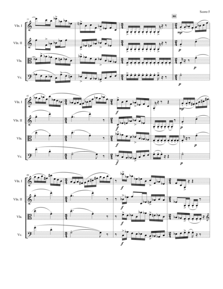 Stretto: Variations for String Quartet