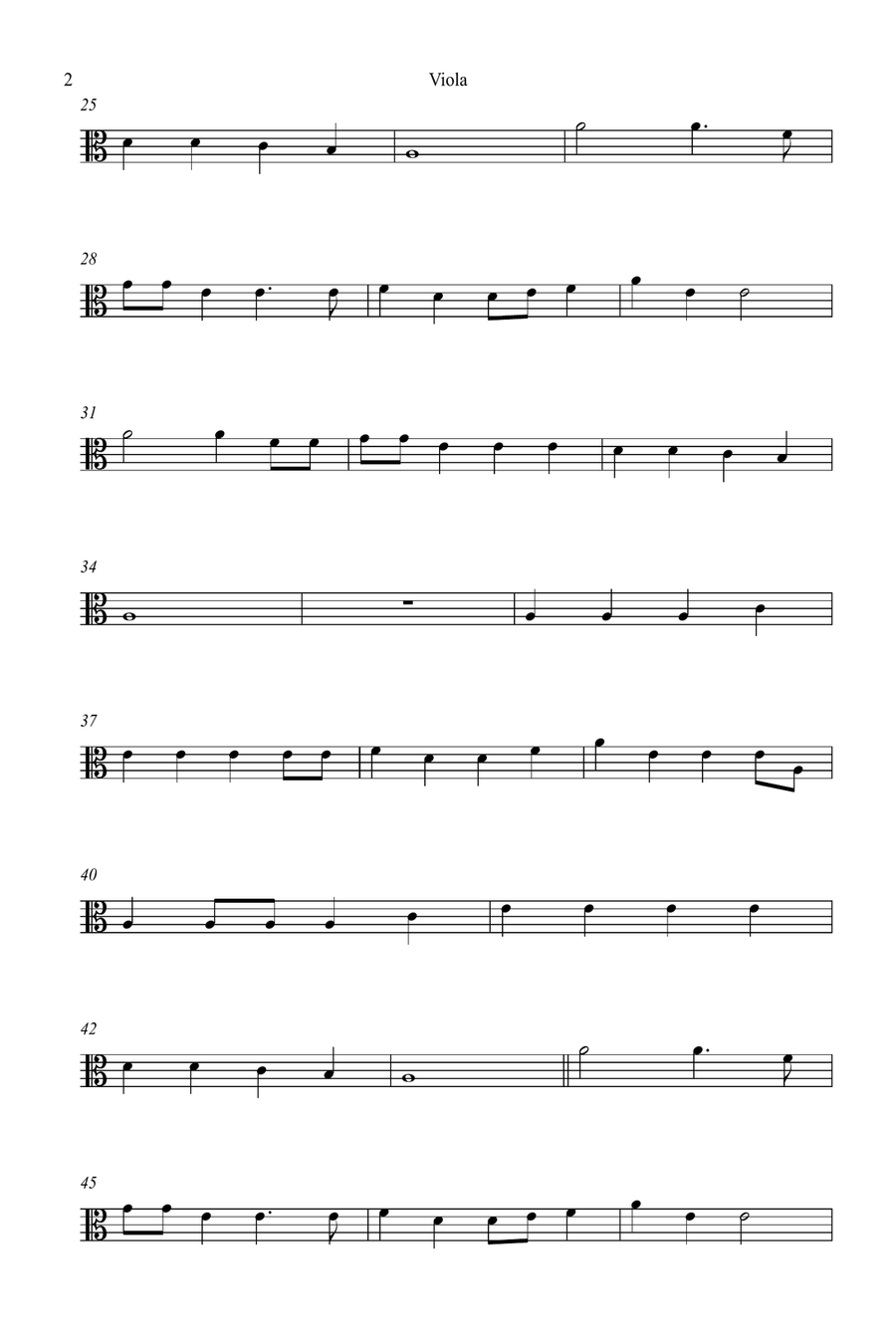 Wellerman Wellerman Viola Solo scores gallery preview page 2
