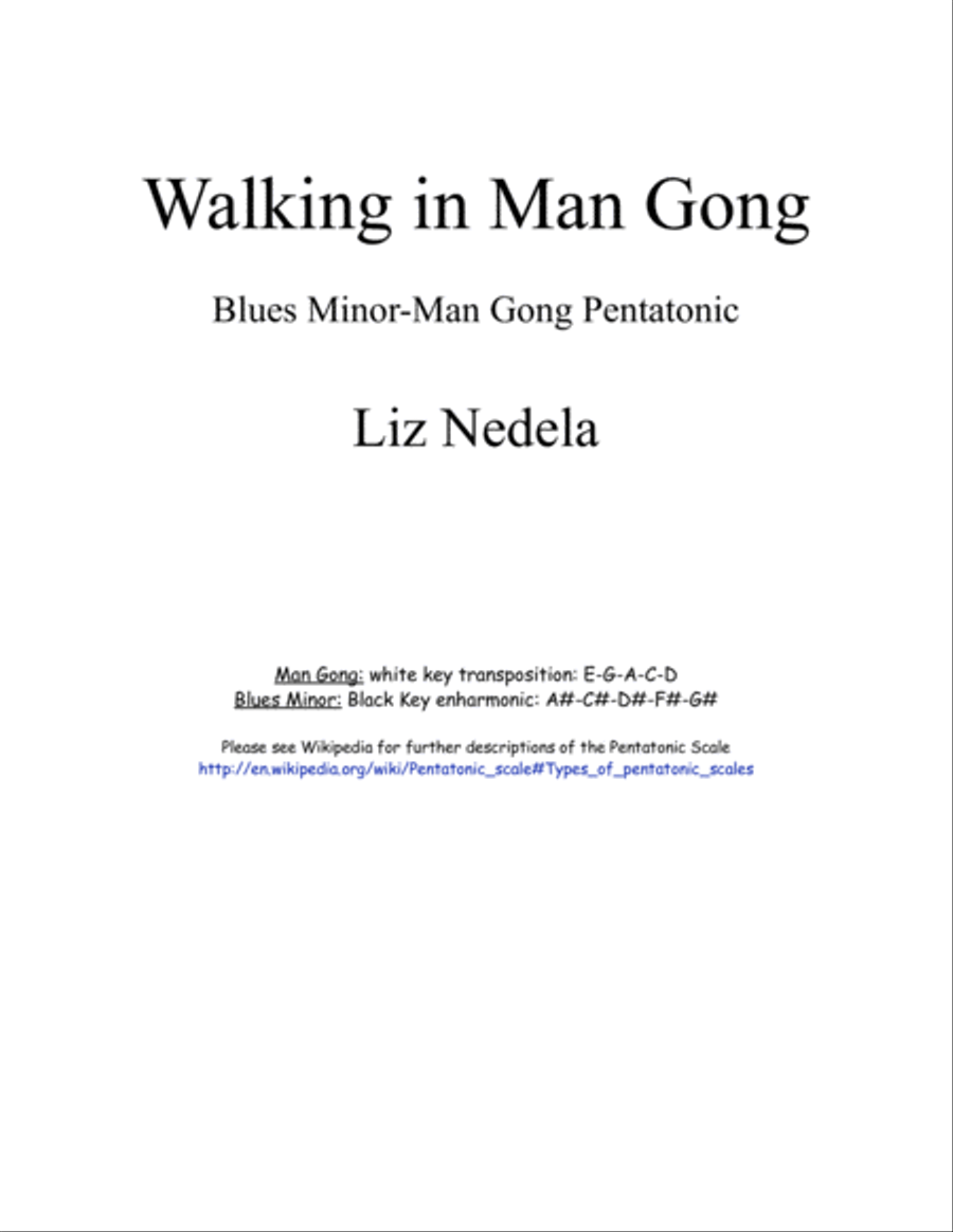 Walking in Man Gong Piano Method scores gallery preview page 2